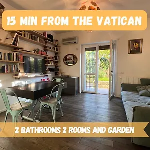 15 Min From The Vatican Wi-fi And Garden Roma